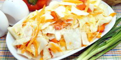 Шаг 6: маринованной капусты провансаль