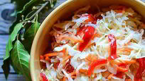 Рецепт Маринованной капусты с красным перцем