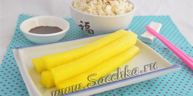 Рецепт маринованного дайкона