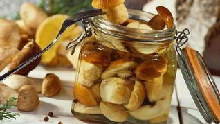 Рецепт Маринованных белых грибов с уксусом