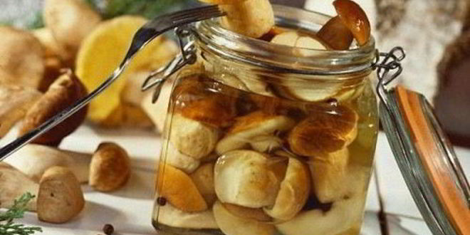 Рецепт маринованных белых грибов с уксусом