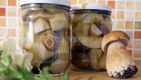 Рецепт Маринованных белых грибов Закусочных