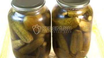 Рецепт Маринованных хрустящих огурчиков на зиму