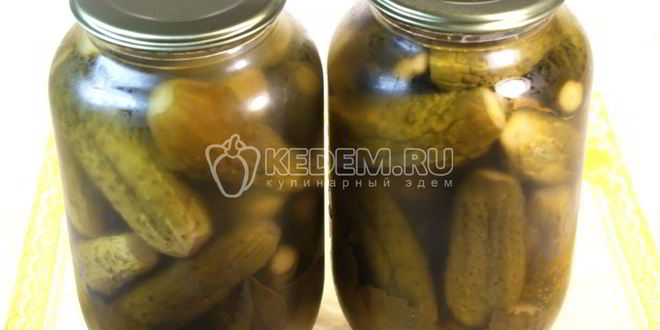 Рецепт Маринованных хрустящих огурчиков на зиму