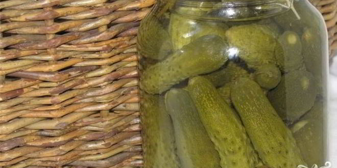 Рецепт маринованных корнишонов