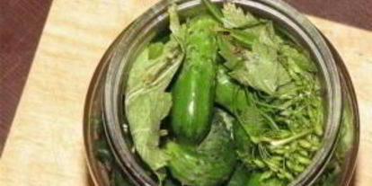 Шаг 2: маринованных корнишонов