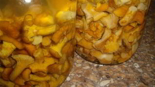 Рецепт Маринованных лисичек с чесноком