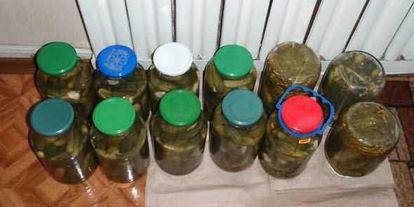 Шаг 52: маринованных огурчиков