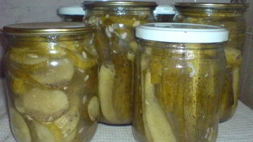 Рецепт Маринованных огурцов с горчицей