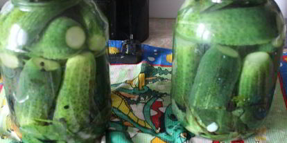 Шаг 1: маринованных огурцов с имбирем