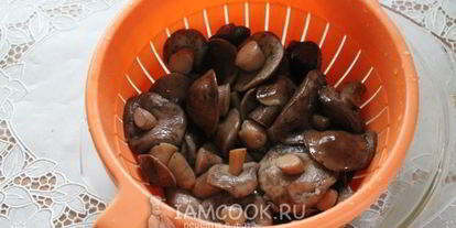 Шаг 7: маринованных подберезовиков