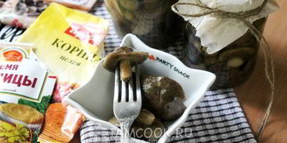 Шаг 13: маринованных подберезовиков