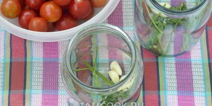 Шаг 2: маринованных помидоров черри на зиму