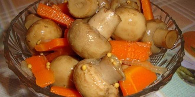 Рецепт Маринованных шампиньонов