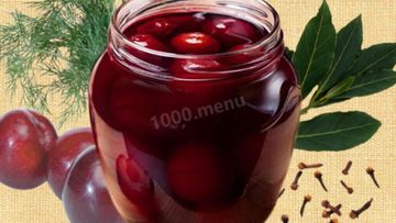 Рецепт Маринованных слив на зиму