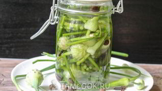 Рецепт Маринованных стрелок чеснока