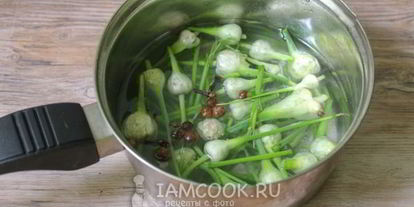 Шаг 6: маринованных стрелок чеснока