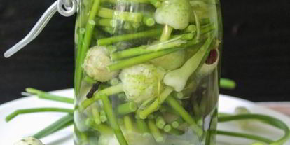 Шаг 9: маринованных стрелок чеснока