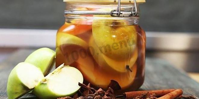 Рецепт маринованных яблок на зиму