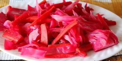 Шаг 10: мжаве — квашенной капусты по-грузински