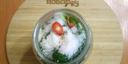 Шаг 4: острых маринованных огурчиков на зиму