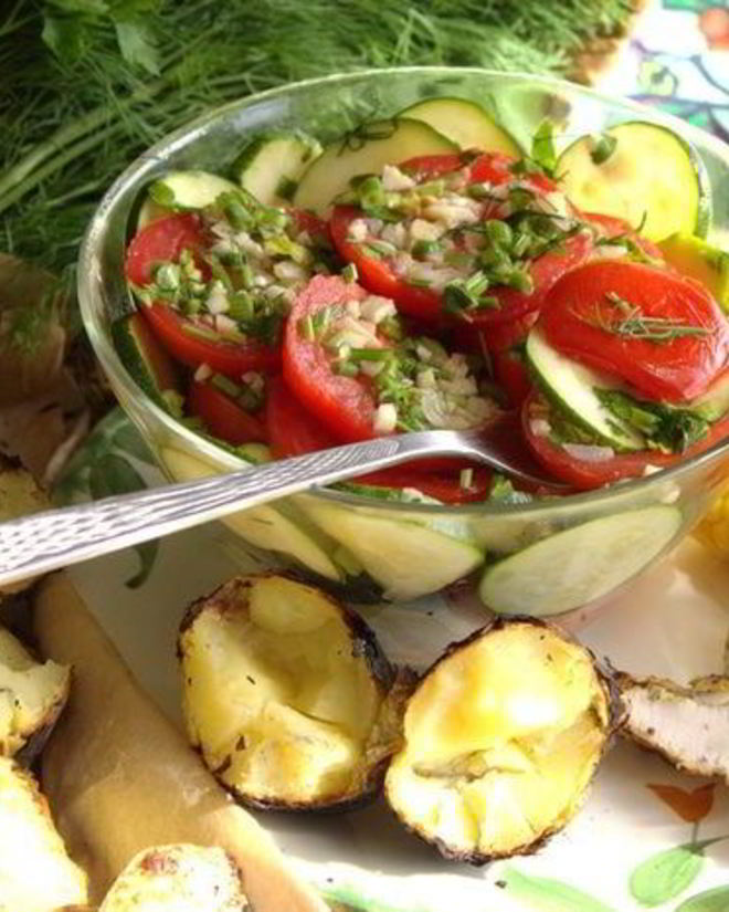 Рецепт овощей суточного маринования