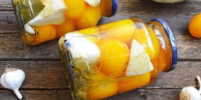 Шаг 14: помидоров, маринованных с патиссонами