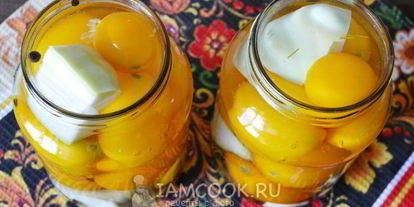 Шаг 6: помидоров, маринованных с патиссонами