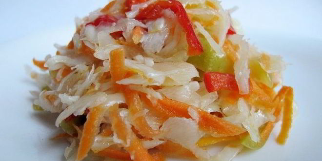 Рецепт Вкусной маринованной капусты хрустящей