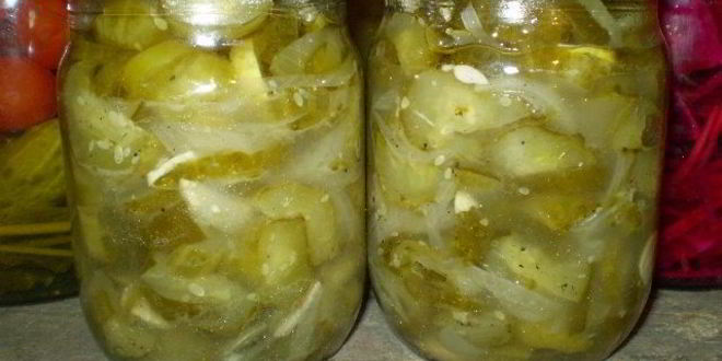 Рецепт огурчиков с луком на зиму