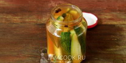 Шаг 4: огурцов с кетчупом чили на зиму