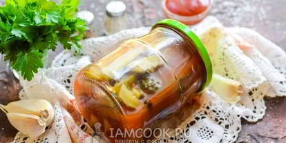 Шаг 9: огурцов с томатным соусом на зиму