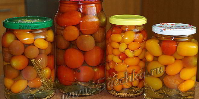 Рецепт помидоров на зиму