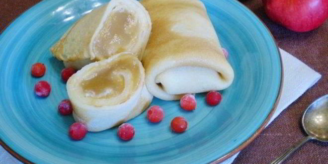 Рецепт блинчиков с повидлом