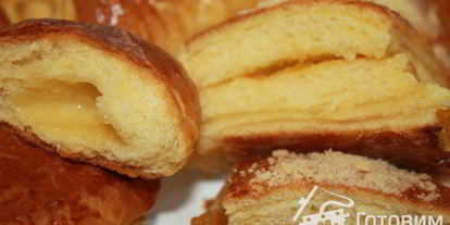 Шаг 11: дрожжевых рулетиков с яблочным повидлом