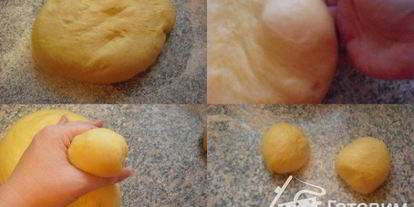 Шаг 5: дрожжевых рулетиков с яблочным повидлом