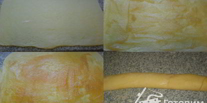 Шаг 7: дрожжевых рулетиков с яблочным повидлом