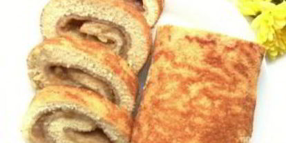 Шаг 6: рулета с яблочным повидлом