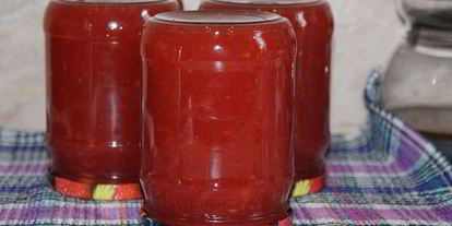 Шаг 11: яблочного повидла с красной смородиной