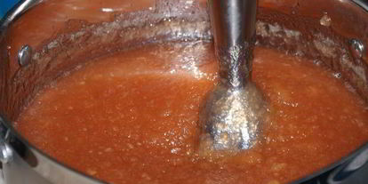 Шаг 7: яблочного повидла с красной смородиной