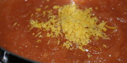 Шаг 8: яблочного повидла с красной смородиной