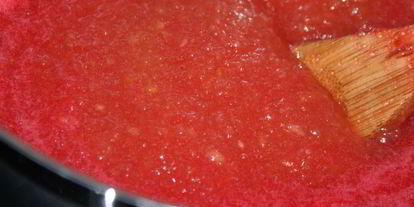 Шаг 9: яблочного повидла с красной смородиной