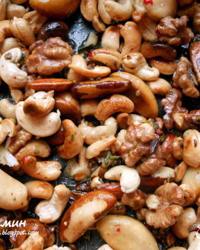 Рецепт пряных орехов