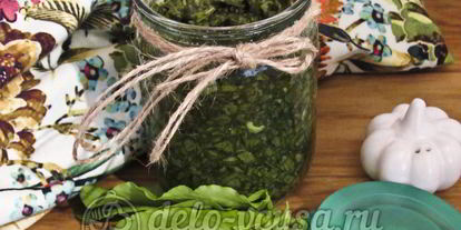 Шаг 7: щавеля с солью на зиму