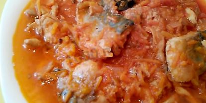 Шаг 11: скумбрии на зиму с овощами, рыбный салат