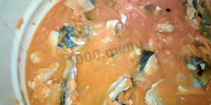 Шаг 7: скумбрии на зиму с овощами, рыбный салат