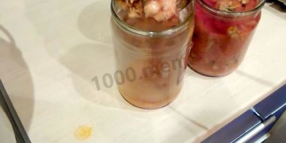 Шаг 9: скумбрии на зиму с овощами, рыбный салат