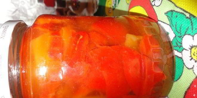 Рецепт сладкого перца на зиму