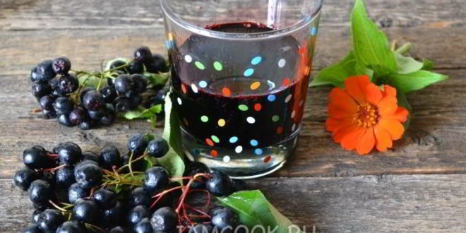 Рецепт сока из черноплодной рябины на зиму
