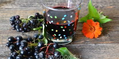 Шаг 16: сока из черноплодной рябины на зиму